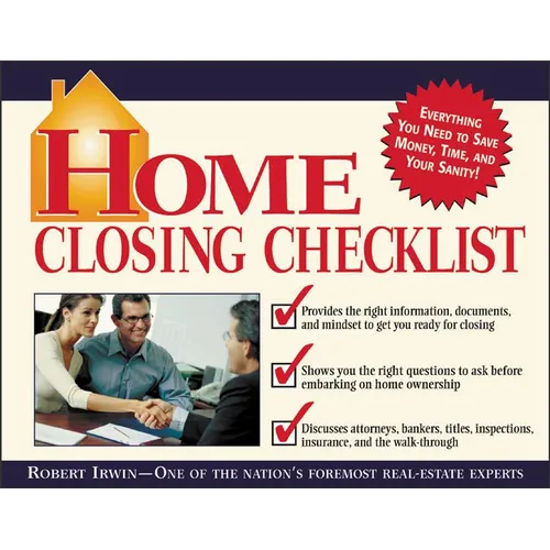 Home Closing Checklist - Paperback