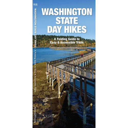 Washington State Day Hikes: A Folding Guide to Easy & Accessible Trails - Paperback