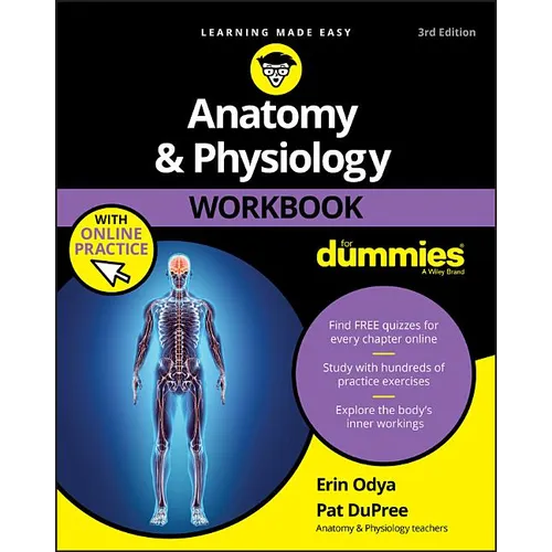 Anatomy & Physiology Workbook for Dummies with Online Practice - Paperback