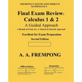 Final Exam Review: Calculus 1 & 2: (A Guided Approach) - Paperback