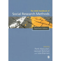 The Sage Handbook of Social Research Methods - Paperback