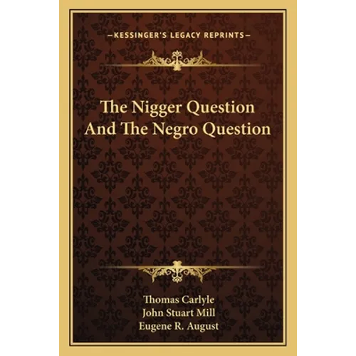 The Nigger Question And The Negro Question