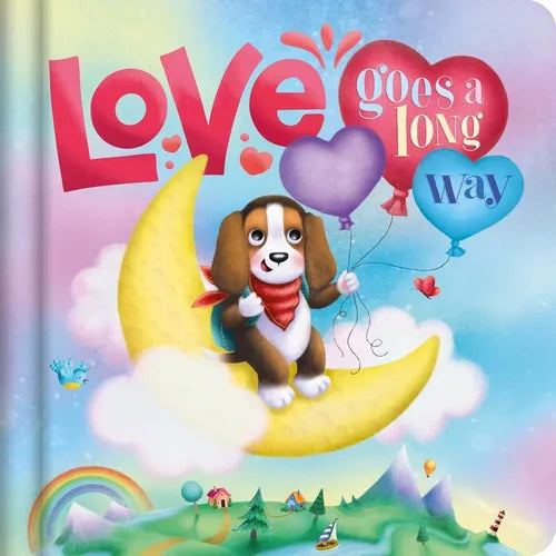 Love Goes a Long Way: Padded Board Book - Board Book