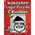 Christmas Nonogram Logic Puzzles: Challenging Chrsitmas Holidays Hanjie puzzle collection with japanese picture riddles. Fun brain teaser for everyone - Paperback