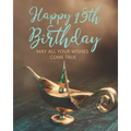 Happy 19th Birthday: May All Your Wishes Come True - Paperback