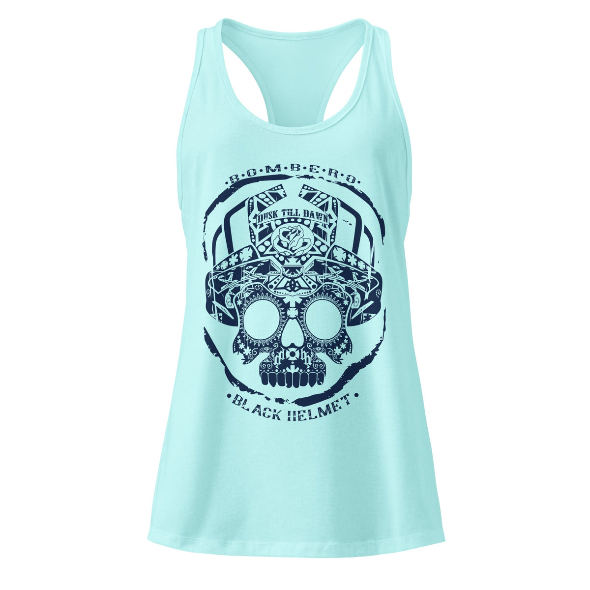 Bomberos Dusk To Dawn Fitted Racerback Tank