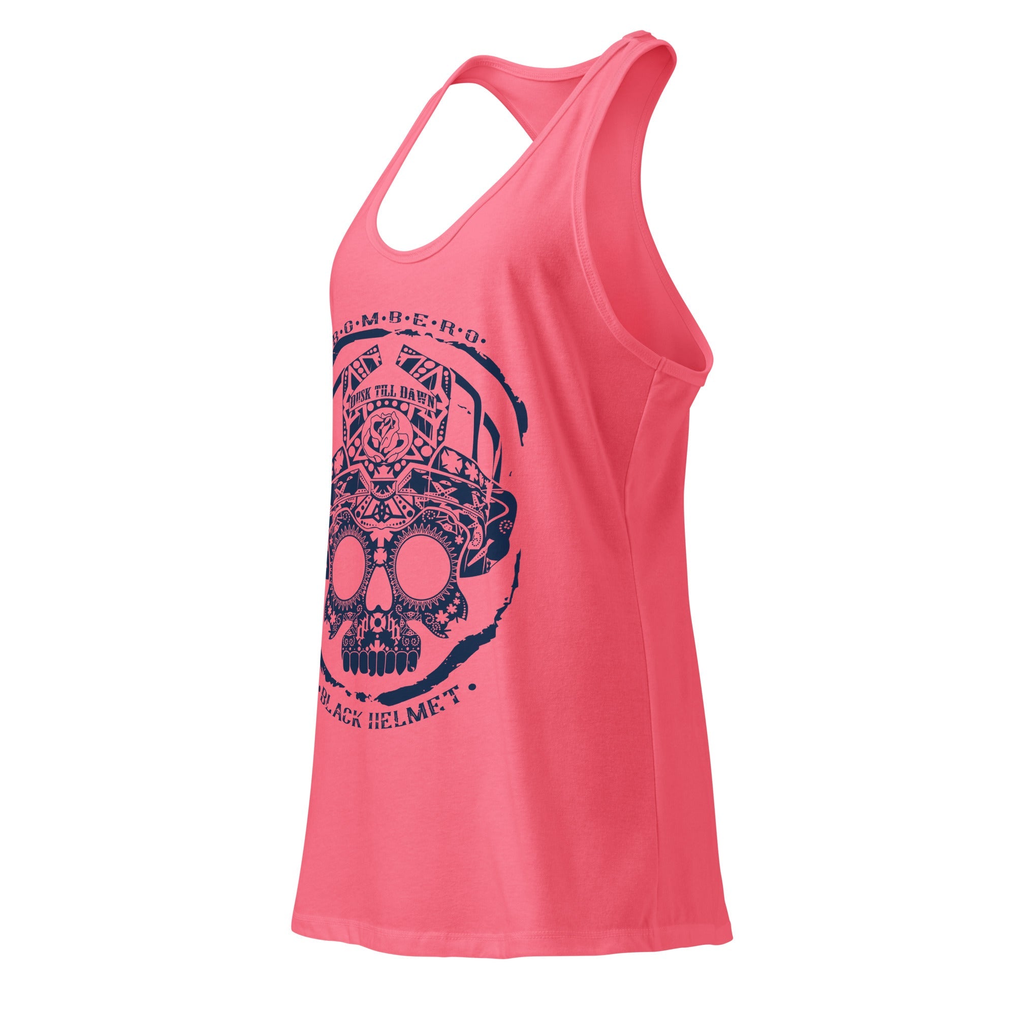 Bomberos Dusk To Dawn Fitted Racerback Tank