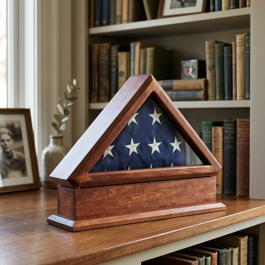 Flag Case with Pedestal for 3ft x 5ft Flag