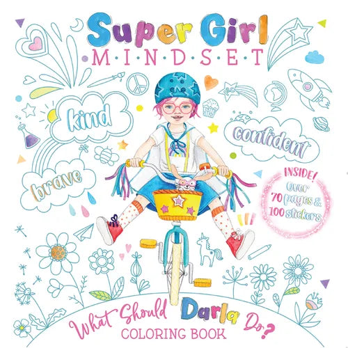 Super Girl Mindset Coloring Book: What Should Darla Do? - Paperback
