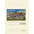 Vintage Lined Notebook Greetings from Auburn