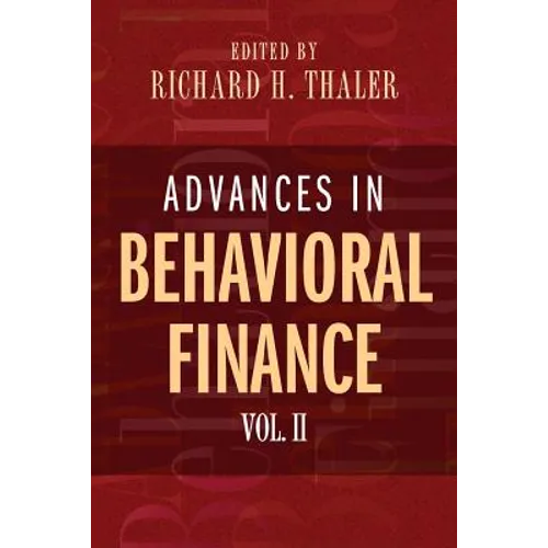Advances in Behavioral Finance, Volume II - Paperback