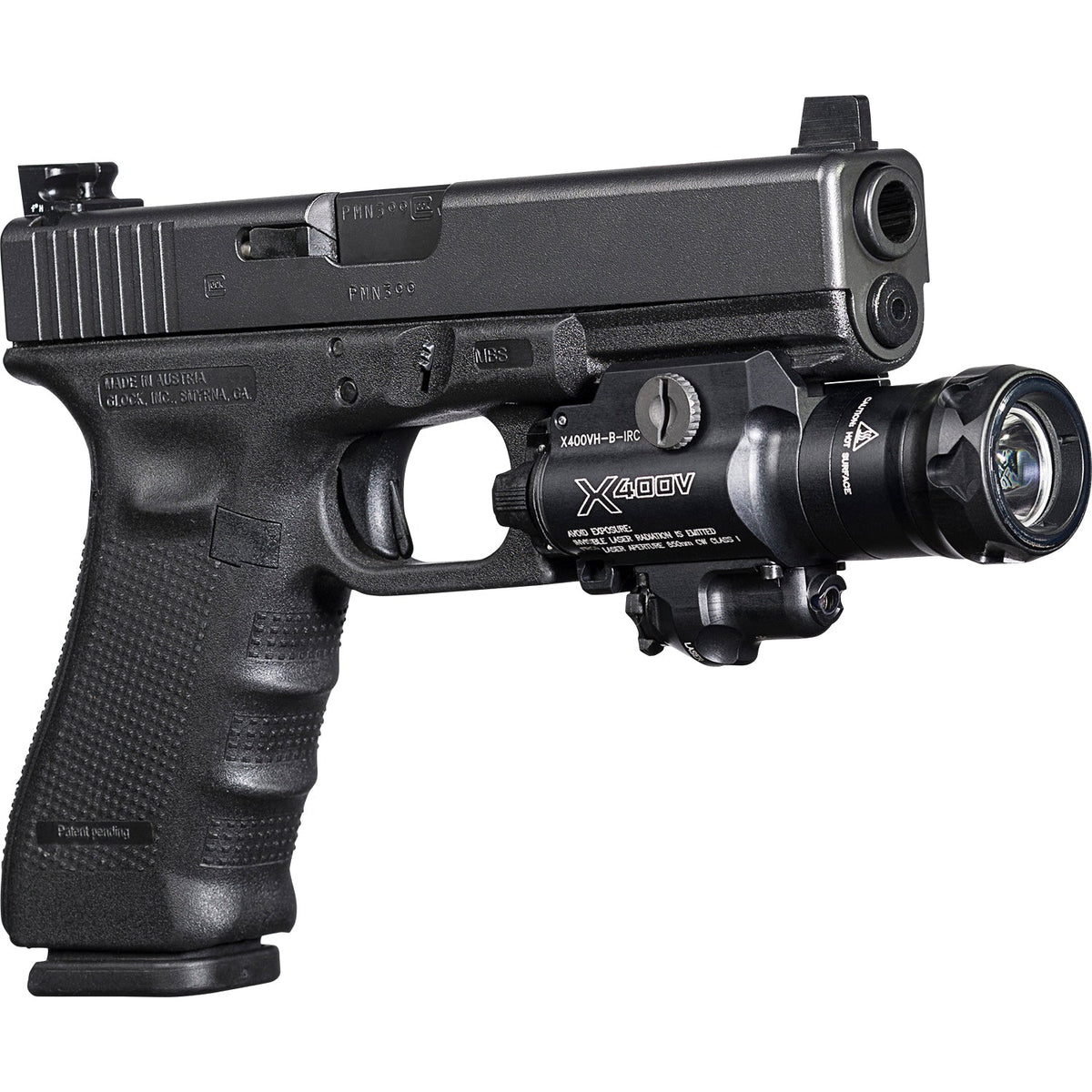 SureFire X400VH - 350 Lumens White Light & Infrared Laser - Fits MasterFire Holsters