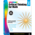 Spectrum Critical Thinking for Math, Grade 1: Volume 43 - Paperback