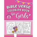 Bible Verse Coloring Book for Girls - Paperback