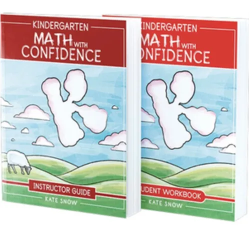 Kindergarten Math with Confidence Bundle: Instructor Guide & Student Workbook - Paperback