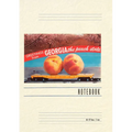 Vintage Lined Notebook Greetings from the Peach State - Paperback