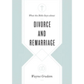 What the Bible Says about Divorce and Remarriage - Paperback