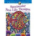 Creative Haven Spectacular Sea Life Designs Coloring Book - Paperback