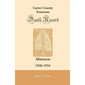 Carter County, Tennessee, Deaths: 1926-1934