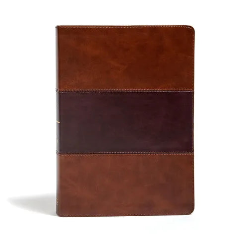 KJV Super Giant Print Reference Bible, Charcoal Leathertouch - Imitation Leather
