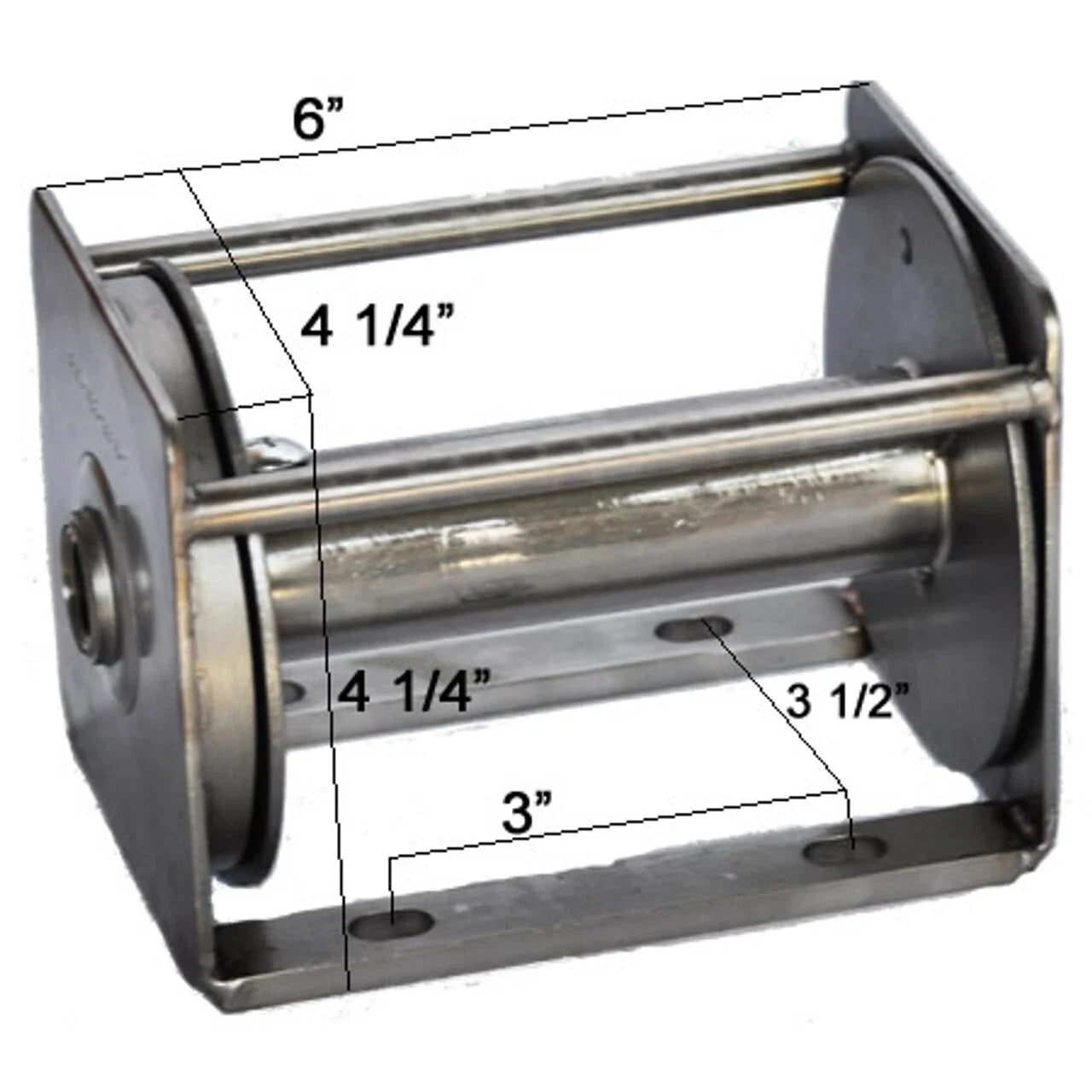 Stainless Steel Cable Winch for Aluminum Flagpole | Made in USA