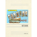 Vintage Lined Notebook Greetings from Dubuque - Paperback