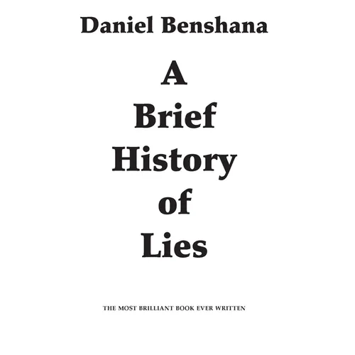 A Brief History of Lies - Paperback