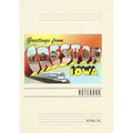 Vintage Lined Notebook Greetings from Creston