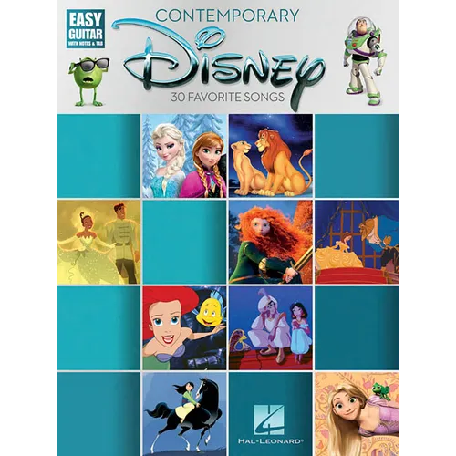 Contemporary Disney: Easy Guitar with Tab - Paperback