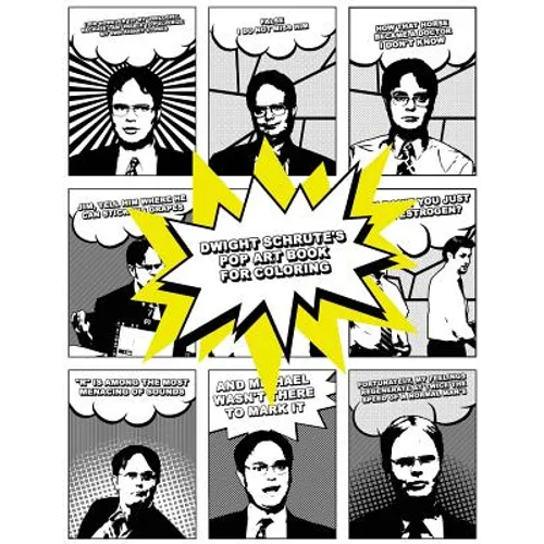 Dwight Schrute's Pop Art Book for Coloring - Paperback