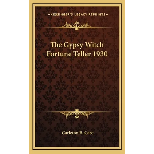 The Gypsy Witch Fortune Teller 1930 - Hardcover