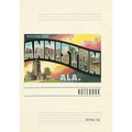Vintage Lined Notebook Greetings from Anniston