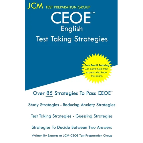 CEOE English - Test Taking Strategies - Paperback