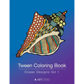 Tween Coloring Book: Ocean Designs Vol 1: Colouring Book for Teenagers, Young Adults, Boys, Girls, Ages 9-12, 13-16, Cute Arts & Craft Gift, Detailed - Paperback