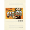 Vintage Lined Notebook Greetings from Athens - Paperback