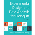 Experimental Design and Data Analysis for Biologists - Paperback
