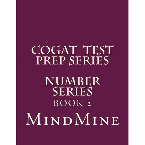 CogAT Test Prep Series-Number Series - Paperback