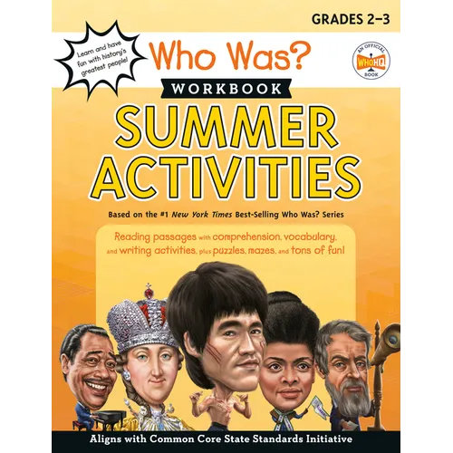 Who Was? Workbook: Summer Activities - Paperback