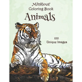 Minitour Coloring Book, Animals: 100 Unique Images - Paperback