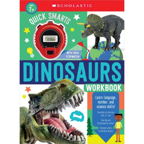 Quick Smarts Dinosaurs Workbook: Scholastic Early Learners (Workbook) - Paperback