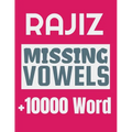 Rajiz Missing Vowels puzzle: Plus 10000 Missing Vowels Puzzle for Adults - Paperback