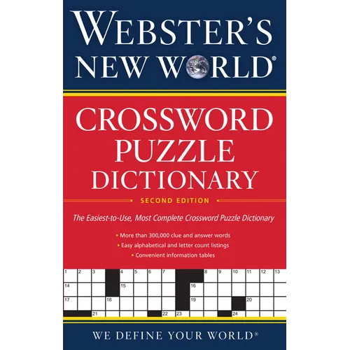 Webster's New World(r) Crossword Puzzle Dictionary, 2nd Ed. - Paperback