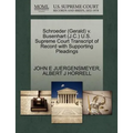 Schroeder (Gerald) V. Busenhart (J.C.) U.S. Supreme Court Transcript of Record with Supporting Pleadings
