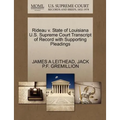 Rideau V. State of Louisiana U.S. Supreme Court Transcript of Record with Supporting Pleadings