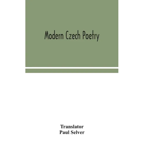 Modern Czech Poetry - Paperback