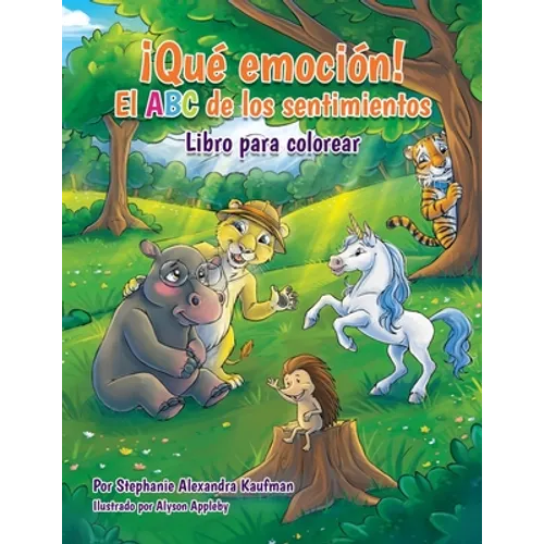 Qué emoción! El ABC de los sentimientos: Libro para colorear - Paperback