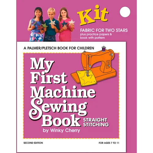 My First Machine Sewing Book Kit: Straight Stitching - Paperback