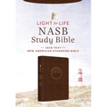 Light for Life NASB Study Bible (Mahogany Lighthouse) - Imitation Leather