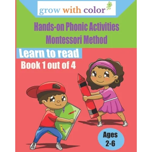 Hands-on Phonic Activities Montessori Method: Learn to Read Book 1 - Paperback
