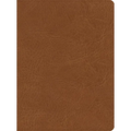CSB He Reads Truth Bible, Saddle Leathertouch, Indexed - Imitation Leather